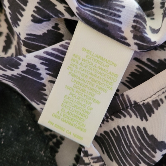 Sigrid Olsen speckled wool rickrack dress 2 - Picture 7 of 12